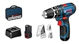 Bosch Professional 12V System Akku Schlagbohrschrauber GSB 12V-15 (Bohr-Ø Holz...