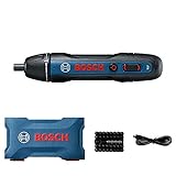 Bosch Go 2 Kit 3,6 V Smart Akkuschrauber Set USB-Ladekabel und Adapter mit 33 Stk Zubehr Top Qualittsproduk New