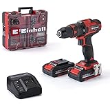 Einhell Akku-Schlagbohrschrauber-Set TE-CD 18/40 Li-i +64 (2x2,0 Ah) Power...